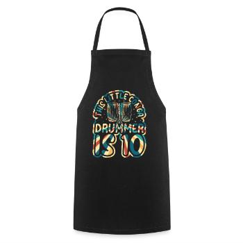 This Little Conga Drummer Is 10 Conga Drums Conga - Cooking Apron - black - Front - AI Model Male 185 dark (185cm)