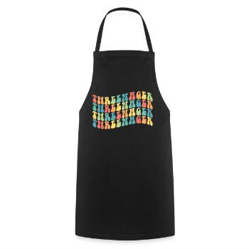 3 ans Threenager Garçons Filles 3ème anniversaire - Tablier de cuisine - noir - Devant - AI Model Male 185 dark (185cm)