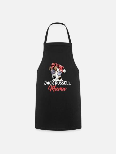 Chien Jack Russell Mama - Tablier de cuisine - noir