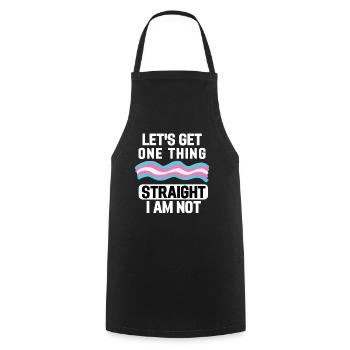 Mois de la fierté transgenre LGBT Cadeau Transsexuel - Tablier de cuisine - noir - Devant - AI Model Male 185 dark (185cm)