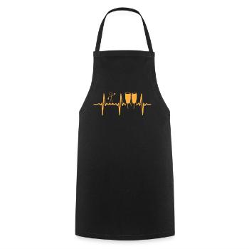 Conga Heartbeat Conga Instrument Conga Player - Cooking Apron - black - Front - AI Model Male 185 dark (185cm)