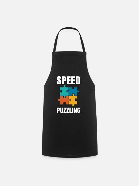 Speed Puzzling - Kochschürze - Schwarz