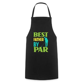 Meilleur père golfeur de golf - Tablier de cuisine - noir - Devant - AI Model Male 185 dark (185cm)