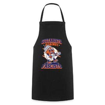 Guitarists vs. Racists Punk Anti-Racism - Cooking Apron - black - Front - AI Model Male 185 dark (185cm)