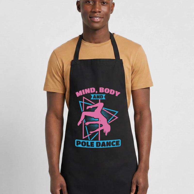 Pole Dance Dancer, Pole Dance, Pole Dancing Tablier de cuisine