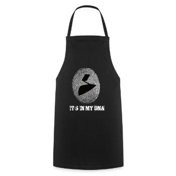Mauern c’est dans mon ADN - Tablier de cuisine - noir - Devant - AI Model Male 185 dark (185cm)
