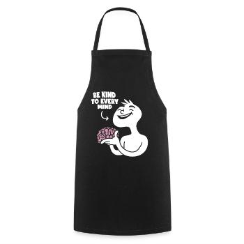 Be kind to any spirit national - Cooking Apron - black - Front - AI Model Male 185 dark (185cm)
