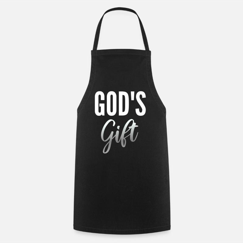 Geschenk Gottes - Kochschürze - Schwarz