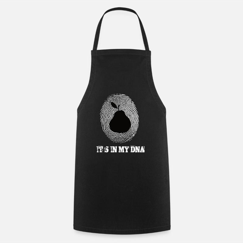 Pears Its In My Dna - Cooking Apron - black