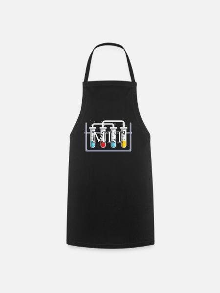 Technicien de laboratoire médical MLT - Tablier de cuisine - noir