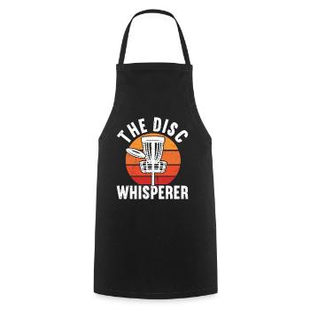Disc Golf - Cooking Apron - black - Front - AI Model Male 185 dark (185cm)