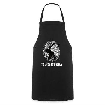 Le cricket est dans mon ADN - Tablier de cuisine - noir - Devant - AI Model Male 185 dark (185cm)