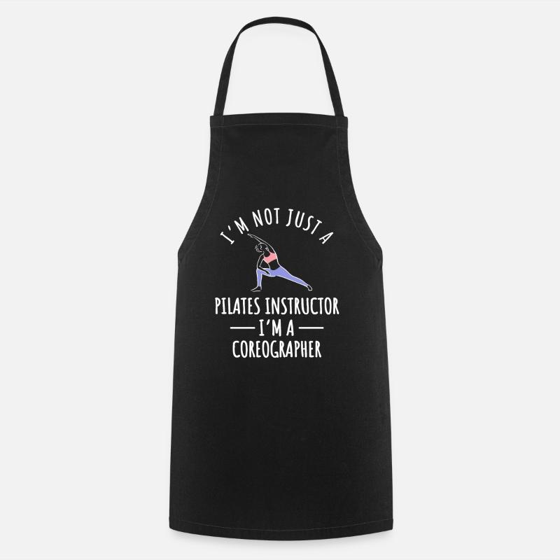 Formateur Pilates - Tablier de cuisine - noir