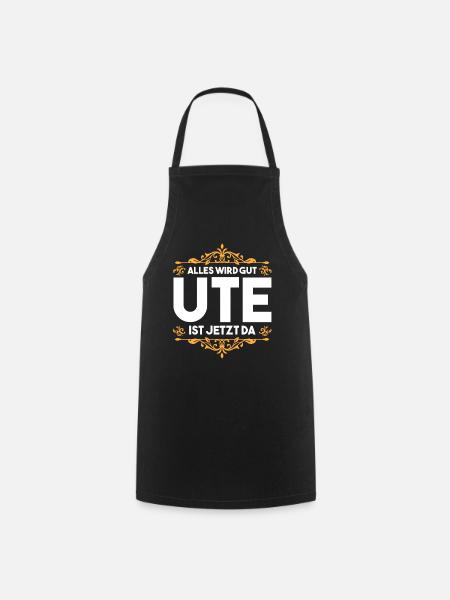 Ute - Kochschürze - Schwarz