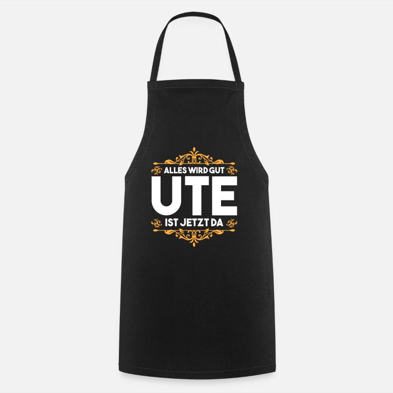 Ute - Kochschürze - Schwarz
