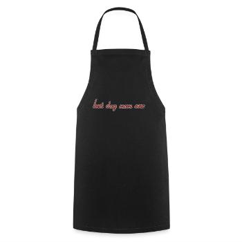 Best Dog Mom Ever - Cooking Apron - black - Front - AI Model Male 185 dark (185cm)