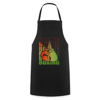 Boxen Martial Arts Boxing Box Club Boxer - Kochschürze - Schwarz - Vorne - AI Model Male 185 dark (185cm)