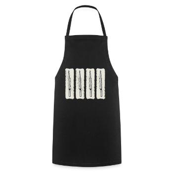 Batteur Musicien Joueur de tambour Instrument Batterie - Tablier de cuisine - noir - Devant - AI Model Male 185 dark (185cm)