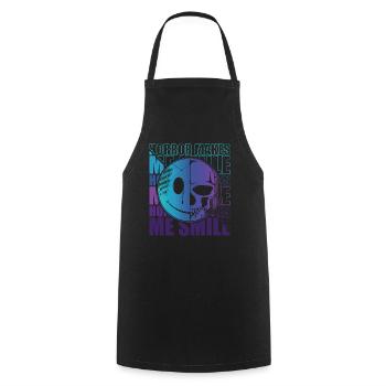 Zombie Horror Horror Film Festival + Halloween - Cooking Apron - black - Front - AI Model Male 185 dark (185cm)