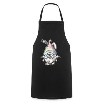 Ostern Gnome Gnomes - Kochschürze - Schwarz - Vorne - AI Model Male 185 dark (185cm)