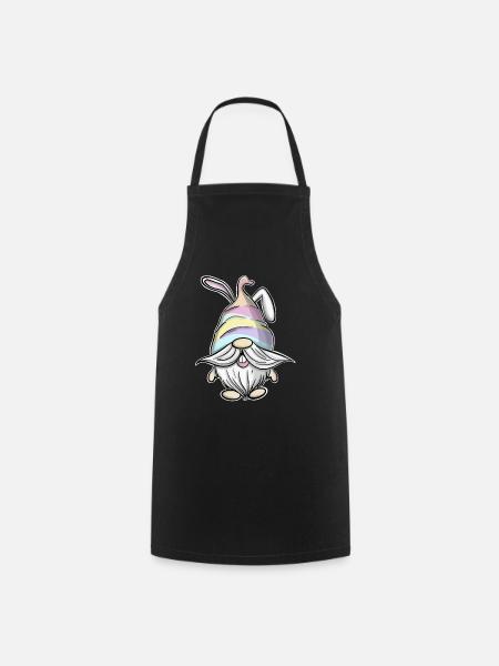 Ostern Gnome Gnomes - Kochschürze - Schwarz