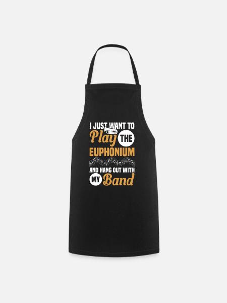 Euphonium Euphoniumspieler Blechbläser Euphonist - Kochschürze - Schwarz