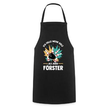 Bowler Bowlen Kegeln Bowling - Kochschürze - Schwarz - Vorne - AI Model Male 185 dark (185cm)