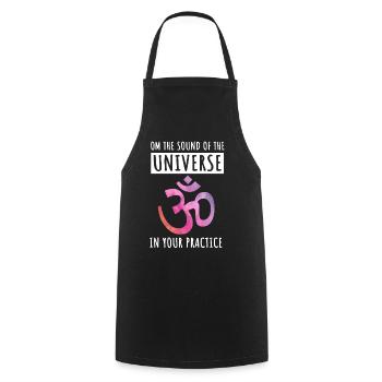 Retro Ferry Clothing Container Ship - Cooking Apron - black - Front - AI Model Male 185 dark (185cm)