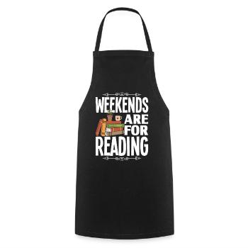 Rat de bibliothèque Livres Lire Livre Rat de bibliothèque - Tablier de cuisine - noir - Devant - AI Model Male 185 dark (185cm)