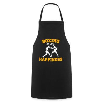 Boxen Ist Mein Glück Sport Boxer Sparring Boxen - Kochschürze - Schwarz - Vorne - AI Model Male 185 dark (185cm)