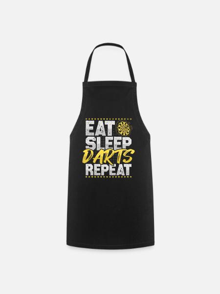 Dart Eat Sleep Repeat Dart Spieler Dartboard Dart - Kochschürze - Schwarz