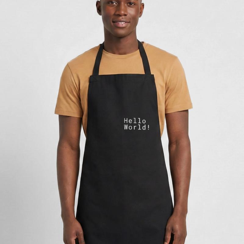 Hello World! Funny Computer Nerd Cooking Apron