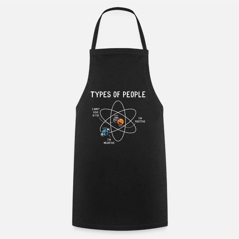 Lovers of science - Cooking Apron - black