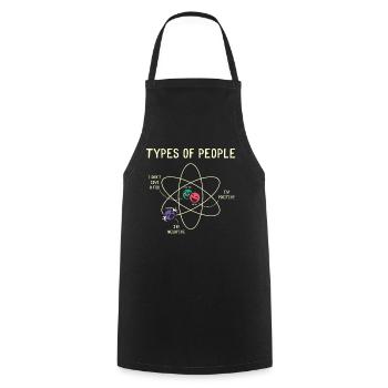 Physical Science - Cooking Apron - black - Front - AI Model Male 185 dark (185cm)