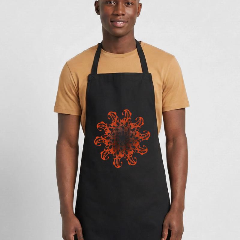 Random patterns rotated and dotted Cooking Apron