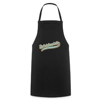 BWL Vintage Betriebswirtin - Kochschürze - Schwarz - Vorne - AI Model Male 185 dark (185cm)
