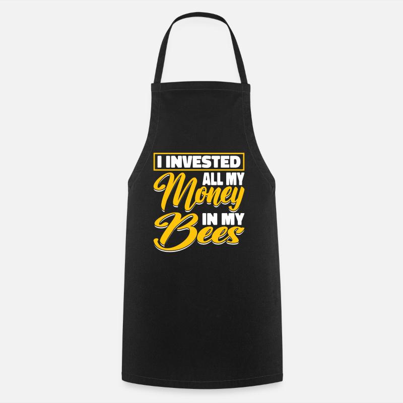 Beekeepers Bees Honey bees Beekeeping - Cooking Apron - black