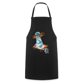 Japanese Sushi Kawaii Aisa Cuisine Rice Fish - Cooking Apron - black - Front - AI Model Male 185 dark (185cm)