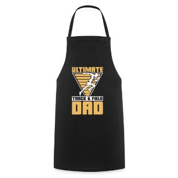Ultimate Track & Field Dad Sprinting Athletic Race - Cooking Apron - black - Front - AI Model Male 185 dark (185cm)
