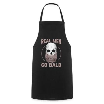 Being Bald Bald Guy With A Beard Bald Dad - Kochschürze - Schwarz - Vorne - AI Model Male 185 dark (185cm)