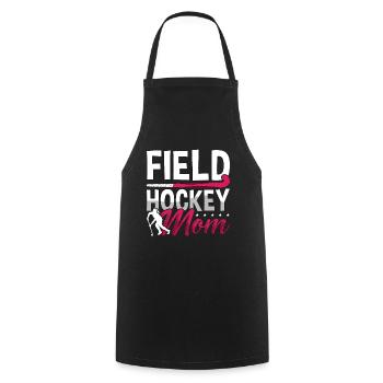 Field Hockey Mom Ice Hockey Team Loves Goalkeeper - Kochschürze - Schwarz - Vorne - AI Model Male 185 dark (185cm)