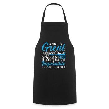 Le hockey sur gazon Un gardien de but vraiment génial - Tablier de cuisine - noir - Devant - AI Model Male 185 dark (185cm)