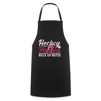 Field Hockey Players Walk On Water Hockey Goalie - Cooking Apron - black - Front - AI Model Male 185 dark (185cm)