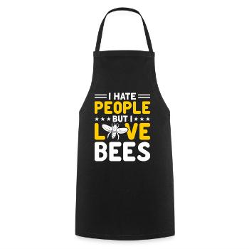 Beekeepers Bees Honey bees Beekeeping - Cooking Apron - black - Front - AI Model Male 185 dark (185cm)