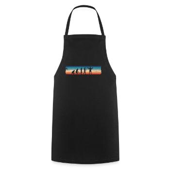 Musculation, Musculation, Culturiste - Tablier de cuisine - noir - Devant - AI Model Male 185 dark (185cm)