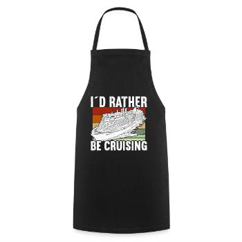 Croisière Croisière Vacances Croisière en famille - Tablier de cuisine - noir - Devant - AI Model Male 185 dark (185cm)