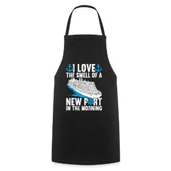 Croisière Croisière Vacances Croisière en famille - Tablier de cuisine - noir - Devant - AI Model Male 185 dark (185cm)