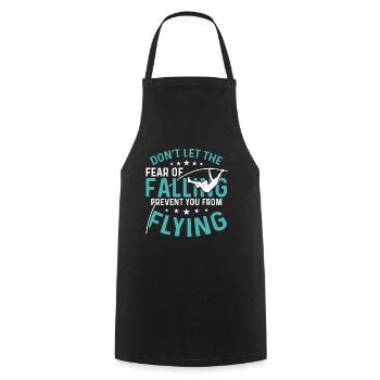 Pole Vault Don't Let The Fear Of Falling Athletics - Cooking Apron - black - Front - AI Model Male 185 dark (185cm)