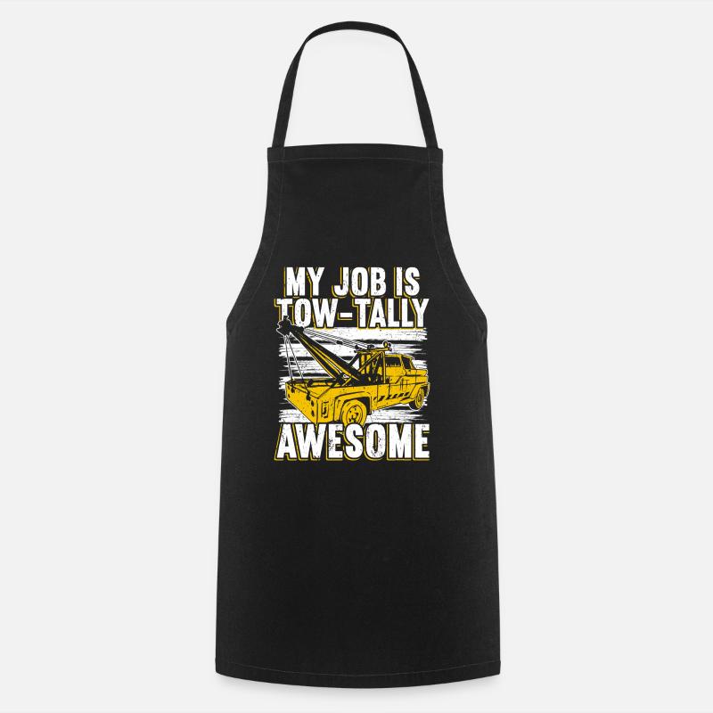 Conducteur de dépanneuse - Tablier de cuisine - noir