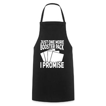 Trading Card Game - Cooking Apron - black - Front - AI Model Male 185 dark (185cm)